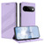Google Pixel 11 / Pixel 11 Pro Embossed Multi-functional Wallet Retro Leather Phone Case - Light Purple