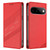 Google Pixel 11 / Pixel 11 Pro Embossed Multi-functional Wallet Retro Leather Phone Case - Red