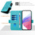 Google Pixel 11 / Pixel 11 Pro Embossed Rose RFID Anti-theft Leather Phone Case - Light Blue