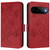 Google Pixel 11 / Pixel 11 Pro Embossed Rose RFID Anti-theft Leather Phone Case - Red