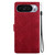 Google Pixel 11 / Pixel 11 Pro Ethnic Pattern Embossed Vegan Leather Phone Case - Red