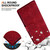Google Pixel 11 / Pixel 11 Pro Ethnic Pattern Embossed Vegan Leather Phone Case - Red