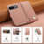 Google Pixel 11 / Pixel 11 Pro Fantasy Love Heart Zipper Wallet Vegan Leather Phone Case with Strap - Pink