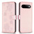 Google Pixel 11 / Pixel 11 Pro Four-leaf Embossed Leather Phone Case - Pink