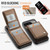 Google Pixel 11 / Pixel 11 Pro JEEHOOD J06 British Style RFID MagSafe Card Bag PU Phone Case - Brown