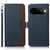 Google Pixel 11 / Pixel 11 Pro KHAZNEH Litchi Texture Leather RFID Phone Case - Blue
