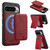 Google Pixel 11 / Pixel 11 Pro LC.IMEEKE L3 Series Detachable RFID Card Bag Magsafe Phone Case - Red