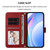 Google Pixel 11 / Pixel 11 Pro Litter Panda Embossing RFID Leather Phone Case with Lanyard - Wine Red