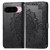 Google Pixel 11 / Pixel 11 Pro Mandala Flower Embossed Leather Phone Case - Black