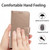 Google Pixel 11 / Pixel 11 Pro Mirrored Buckle Vegan Leather Phone Case with Small Black Cord - Gold
