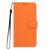 Google Pixel 11 / Pixel 11 Pro Mirrored Buckle Vegan Leather Phone Case with Small Black Cord - Orange