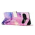 Google Pixel 11 / Pixel 11 Pro Painted Marble Pattern Leather Phone Case - Purple