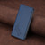Google Pixel 11 / Pixel 11 Pro Peony Embossed Magnetic RFID Vegan Leather Phone Case - Dark Blue