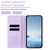 Google Pixel 11 / Pixel 11 Pro Peony Embossed Magnetic RFID Vegan Leather Phone Case - Light Purple