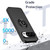 Google Pixel 11 / Pixel 11 Pro Q Shadow 1 Series TPU + PC Phone Case with Ring - Black