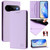 Google Pixel 11 / Pixel 11 Pro RC01 Dual-Folded Magnetic Suction RFID Leather Phone Case - Light Purple