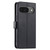 Google Pixel 11 / Pixel 11 Pro Ring Buckle Rhombic Leather Phone Case - Black