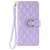 Google Pixel 11 / Pixel 11 Pro Ring Buckle Rhombic Leather Phone Case - Purple
