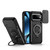 Google Pixel 11 / Pixel 11 Pro Ring Holder Lens Slide Cover Phone Case - Black