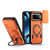 Google Pixel 11 / Pixel 11 Pro Ring Holder Lens Slide Cover Phone Case - Orange