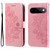 Google Pixel 11 / Pixel 11 Pro Seven-petal Flowers Embossing Leather Phone Case - Rose Gold