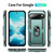Google Pixel 11 / Pixel 11 Pro Shockproof TPU + PC Phone Case with Holder - Dark Green