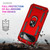Google Pixel 11 / Pixel 11 Pro Shockproof TPU + PC Phone Case with Holder - Red