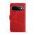 Google Pixel 11 / Pixel 11 Pro Skin Feel Butterfly Embossed Flip Leather Phone Case - Red