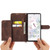 Google Pixel 11 / Pixel 11 Pro Skin Feel Flowers Embossed Wallet Leather Phone Case - Brown