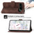 Google Pixel 11 / Pixel 11 Pro Skin Feel Flowers Embossed Wallet Leather Phone Case - Brown