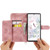 Google Pixel 11 / Pixel 11 Pro Skin Feel Flowers Embossed Wallet Leather Phone Case - Pink