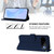 Google Pixel 11 / Pixel 11 Pro Skin Feel Solid Color Leather Phone Case with Lanyard - Navy Blue