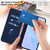 Google Pixel 11 / Pixel 11 Pro Skin Feel Solid Color Leather Phone Case with Lanyard - Navy Blue