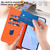 Google Pixel 11 / Pixel 11 Pro Skin Feel Solid Color Leather Phone Case with Lanyard - Orange