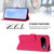 Google Pixel 11 / Pixel 11 Pro Skin Feel Solid Color Leather Phone Case with Lanyard - Rose Red