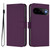 Google Pixel 11 / Pixel 11 Pro Skin Feel Solid Color Leather Phone Case with Lanyard - Violet