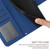 Google Pixel 11 / Pixel 11 Pro Skin Feel Sun Flower Embossed Flip Leather Phone Case with Lanyard - Dark Blue
