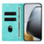 Google Pixel 11 / Pixel 11 Pro Skin Feel Two-tone RFID Blocking Vegan Leather Phone Case - Dark Green