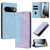 Google Pixel 11 / Pixel 11 Pro Skin Feel Two-tone RFID Blocking Vegan Leather Phone Case - Purple