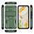 Google Pixel 11 / Pixel 11 Pro Slid Camera Shield Invisible Holder PC Hybrid TPU Phone Case - Green