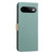 Google Pixel 11 / Pixel 11 Pro Splicing Color Hollow Flower Pattern RFID Leather Phone Case - Green