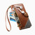 Google Pixel 11 / Pixel 11 Pro Splicing Zipper Wallet Vegan Leather Phone Case with Strap - Brown