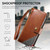Google Pixel 11 / Pixel 11 Pro Splicing Zipper Wallet Vegan Leather Phone Case with Strap - Brown