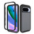 Google Pixel 11 / Pixel 11 Pro Starry Sky Matte Two-Tone Shockproof TPU Hybrid PC Phone Case - Black