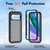 Google Pixel 11 / Pixel 11 Pro Starry Sky Matte Two-Tone Shockproof TPU Hybrid PC Phone Case - Black