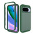 Google Pixel 11 / Pixel 11 Pro Starry Sky Matte Two-Tone Shockproof TPU Hybrid PC Phone Case - Green