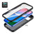 Google Pixel 11 / Pixel 11 Pro Starry Sky Matte Two-Tone TPU Hybrid PC Phone Case with Screen Protector - Blue