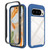 Google Pixel 11 / Pixel 11 Pro Starry Sky Solid Color Shockproof TPU Clear PC Phone Case - Dark Blue