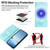 Google Pixel 11 / Pixel 11 Pro Strong Magnetic Dual Butterfly RFID Vegan Leather Phone Case - Mint Green
