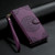 Google Pixel 11 / Pixel 11 Pro Totem Embossed Magnetic Closure Vegan Leather Phone Case with Strap - Purple
